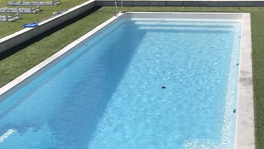 Pool after Dazzle treatment